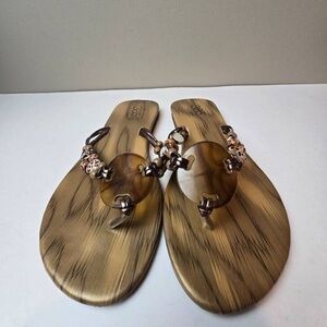 385 Fifth Sandals Sz 9 Beaded